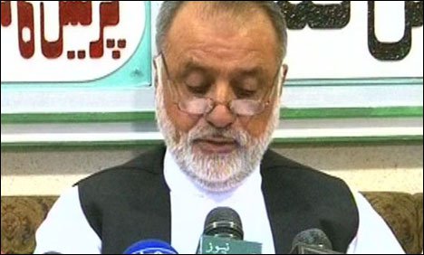 کوئٹہ: کاسی قبیلے کے سربراہ ارباب ظاہر کاسی پشاور سے بازیاب