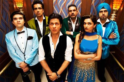 ہیپی نیو ائیر کی پروموشن تقریب، شاہ رخ اور دپیکا کی شرکت