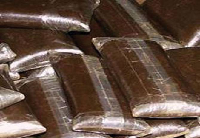 70 کلو گرام چرس برآمد، دو ملزمان گرفتار