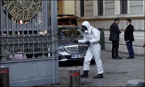 استنبول: امریکا، کینیڈا، فرانس، جرمنی کے قونصل خانوں کو مشکوک لفافے موصل