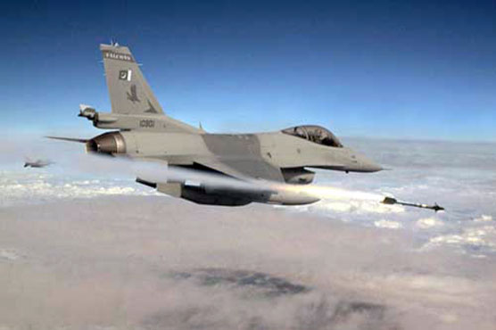 خیبرایجنسی میں دہشت گردوں کےٹھکانوں پر جیٹ طیاروں کی بمباری