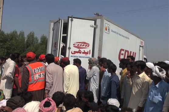 لسبیلہ میں قتل مزدوروں کے ورثا کا احتجاج، پولیس مقابلے میں ایک ملزم ہلاک، ایک گرفتار