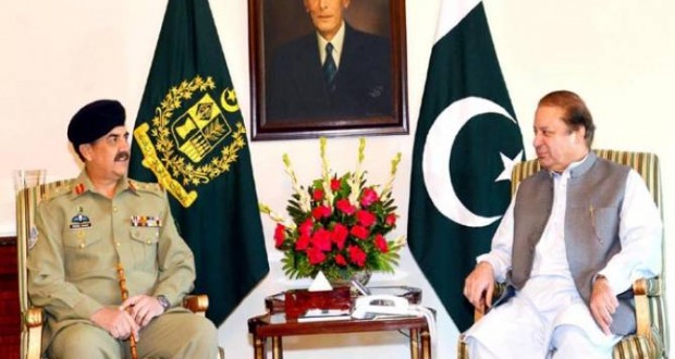 وزیراعظم سے آرمی چیف اور ایڈمرل ذکاء اللہ کی الگ الگ ملاقات