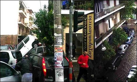 ایتھنز میں طوفان اور تیز بارشوں نے تباہی مچا دی