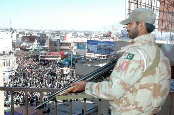 کوئٹہ : محرم الحرام کے جلوسوں کے روٹ پر تمام کاروباری مراکز سیل کر دئیے گئے