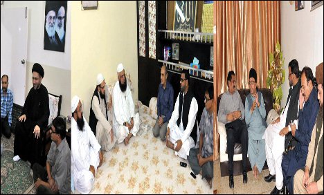 فرقہ وارانہ ہم آہنگی کیلئے ارکان رابطہ کمیٹی کیعلما سے ملاقاتیں