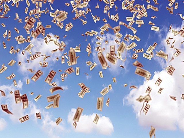 میری لینڈ ہائی وے پر نوٹوں کی بارش