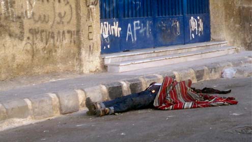 نامعلوم افراد نے معمر شخص کو قتل کر کے نعش گلی میں پھینک دی