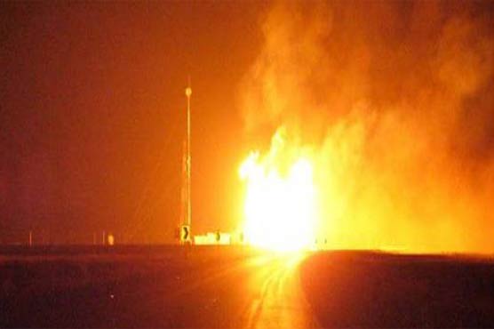 ڈیرہ مراد جمالی: شرپسندوں نے گیس پائپ لائن کو اڑا دیا