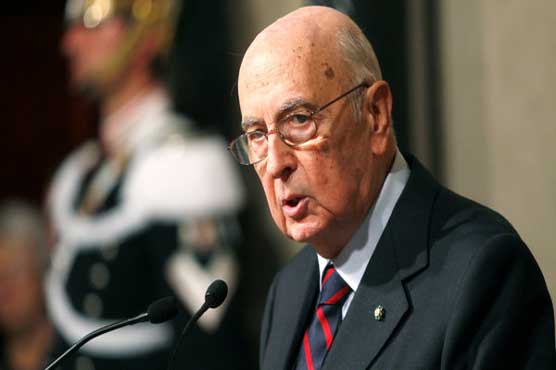 اٹلی کے صدر جارجیو ناپولیتانو اپنے منصب سے مستعفی