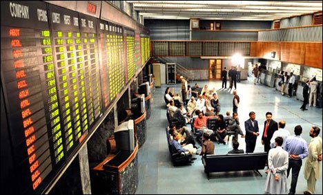 کراچی اسٹاک ایکس چینج میں تیزی کا رجحان جاری