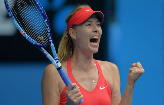 آسٹریلین اوپن، ماریہ شیرا پووا فائنل میں پہنچ گئیں