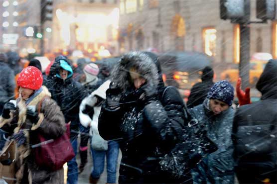 شمال مشرقی امریکی علاقوں میں برفانی طوفان کی پیشگوئی، شہری پریشان