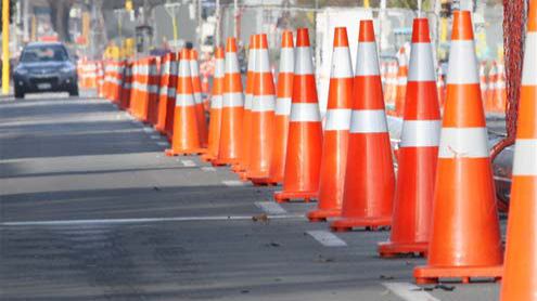 ٹریفک کی روانی، اہم شاہراہوں پر 325 کونیں لگا دی گئیں