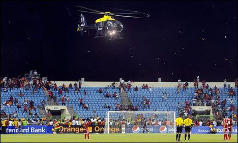 افریقین نیشن کپ کا سیمی فائنل میدان جنگ بن گیا