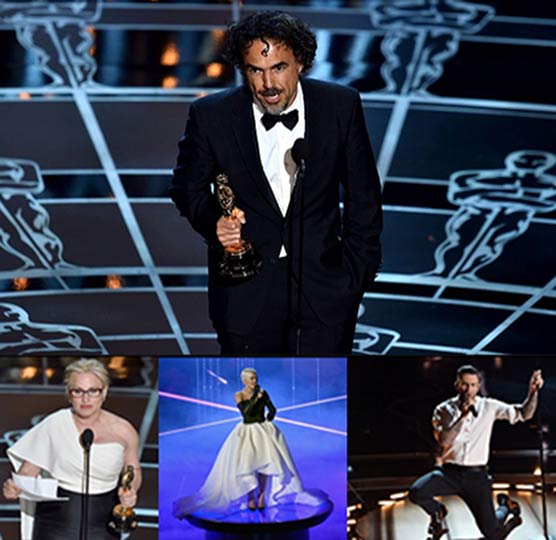 آسکر ایوارڈ، برڈ مین بہترین فلم جولیانے مور بہترین اداکارہ قرار پائیں