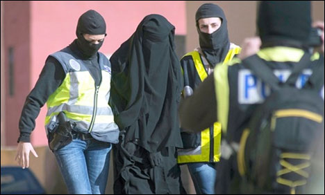 اسپین: داعش سے روابط پر مختلف شہروں سے 4افراد گرفتار