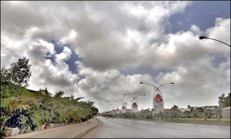 کراچی میں موسم جزوی طور پر ابر آلود رہنے کا امکان