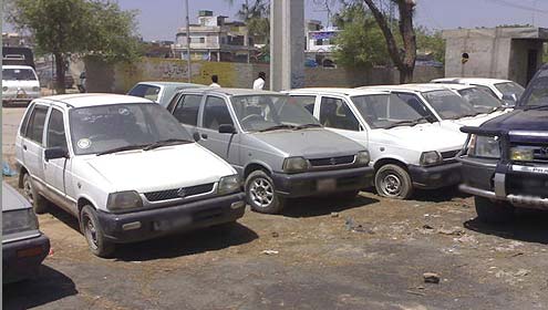 اوور چارجنگ پر 47  گاڑیوں کے چالان