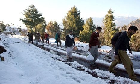 گلگت بلتستان سمیت ملک بھر میں سردی کی نئی لہر برقرار