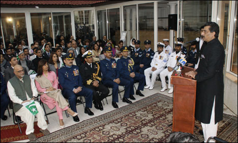 یوم پاکستان ،فرانس میں پاکستانی سفارت خانے میں پروقار تقریب