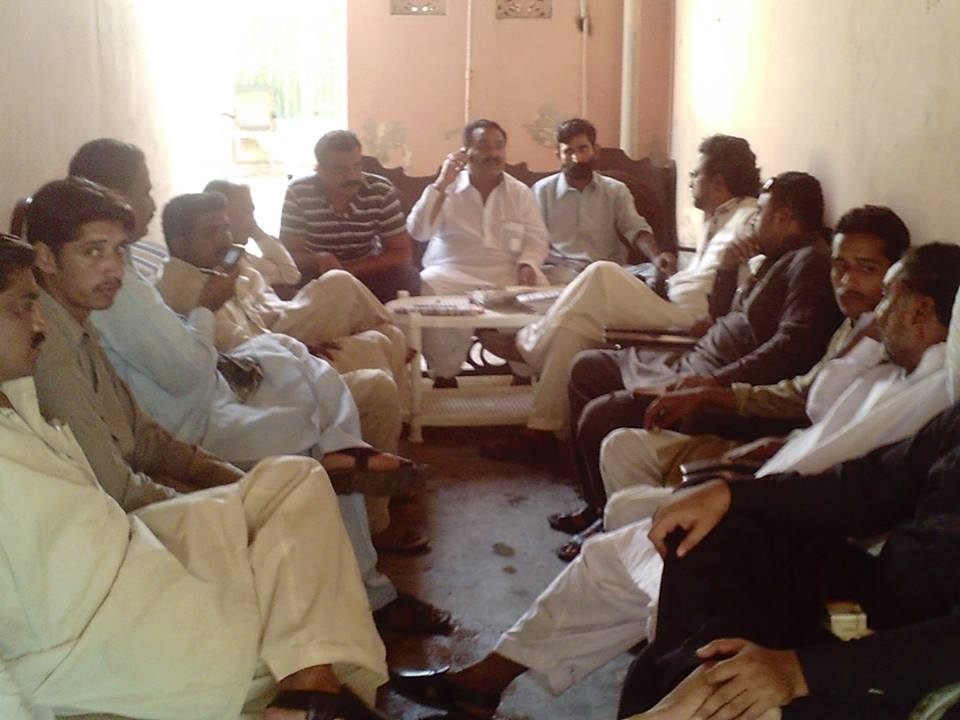 شیخ توصیف حسین اور جنرل سیکرٹری محمد شفقت اللہ خان کی طرف سے  میٹنگ