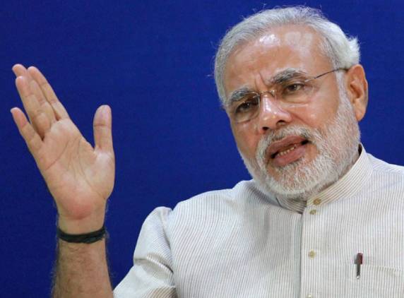 نریندر مودی کے منہ پر تھپڑ