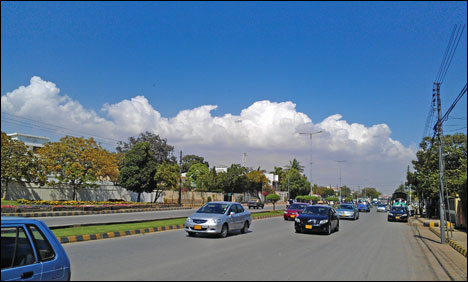 کراچی میں موسم جزوی طور پر ابر آلود رہنے کا امکان