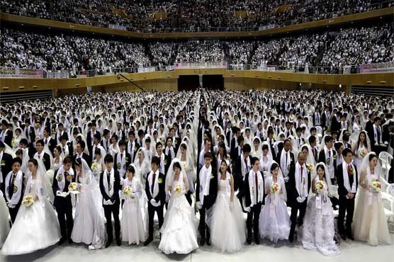 اجتماعی شادی کی تقریب میں 4 ہزار جوڑوں کا زندگی بھر ساتھ نبھانے کا عہد