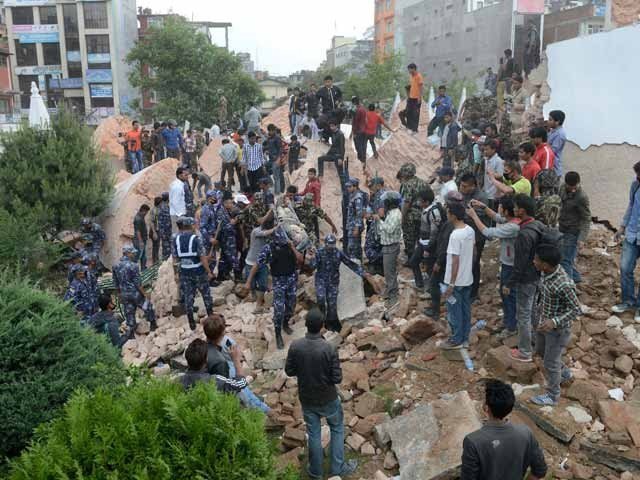 نیپال میں شدید زلزلے سے کئی افراد ہلاک