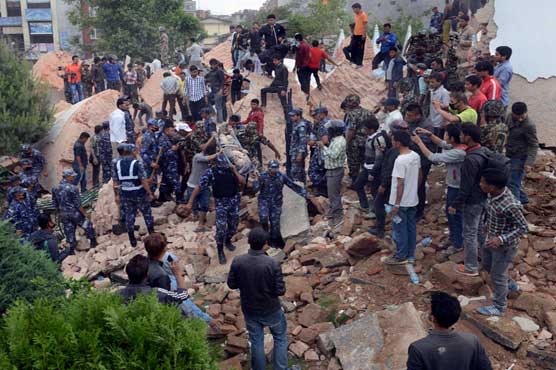 نیپال: زلزلے سے ہلاکتوں کی تعداد ساڑھے پانچ ہزار تک پہنچ گئی