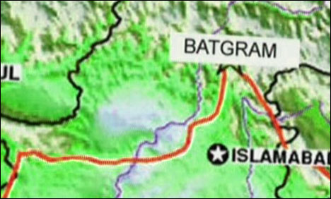 بٹگرام میں پولیس کا چھاپا، 5  افراد زیرحراست، دھماکاخیز مواد برآمد