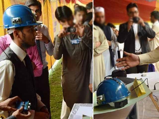 پاکستانی طالبعلموں نے نابینا افراد کیلئے الیکٹرانک کیپ تیار کر لی