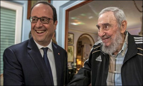 Francois and Raul Castro