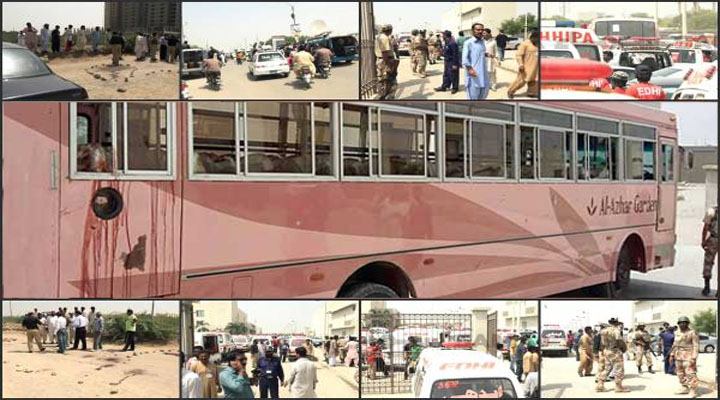 Karachi Bus Firing