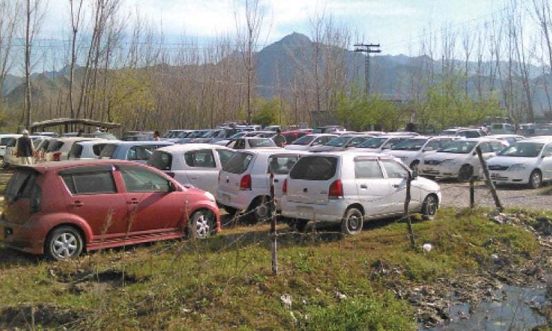 آئی ڈی پیز کیلئے نان کسٹم پیڈ گاڑیوں کی رجسٹریشن کا عمل جاری