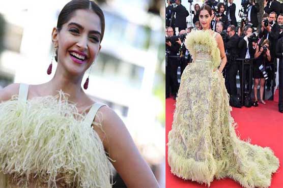 سونم کپور نے کانز فلم فیسٹول میں جلوے بکھیر دیے