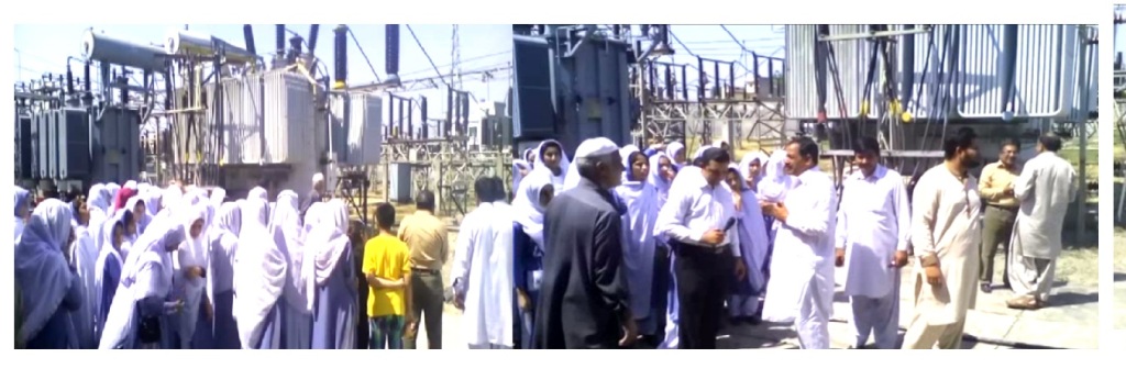 نجی سکول کی طالبات نے 132 کے وی گرڈ اسٹیشن کا مطالعاتی دورہ کیا
