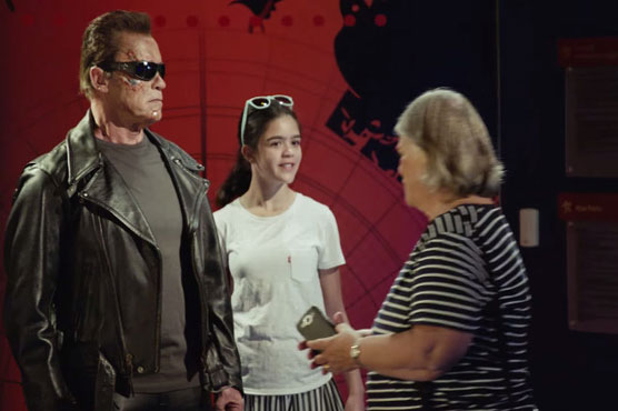 آرنلڈ شوارزینیگر نے مادام تسائو میوزیم میں سیاحوں کو ڈرا دیا