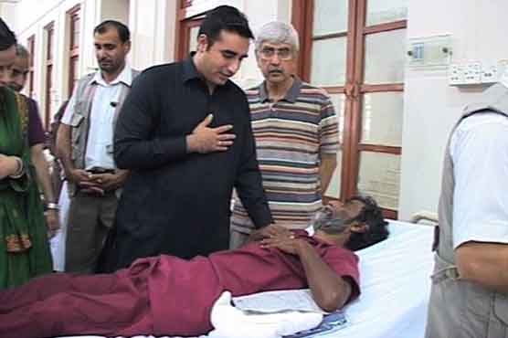 بلاول بھٹو کا سول ہسپتال کراچی کا دورہ، مریضوں کی عیادت