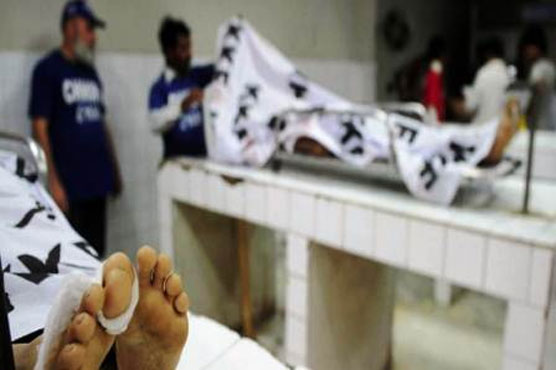 کراچی سپر ہائی وے جمالی پل کے قریب سے دو افراد کی لاشیں برآمد