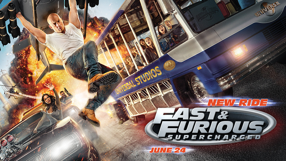 کیلیفورنیا: فلم  فاسٹ اینڈ فیورئیس تھیم پارک کا افتتاح