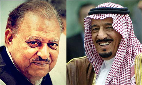 مکہ مکرمہ: صدر ممنون حسین کی شاہ سلمان بن عبدالعزیز سے ملاقات