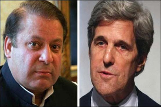 جان کیری کا نواز شریف سے رابطہ، پاک بھارت کشیدگی پر اظہار تشویش