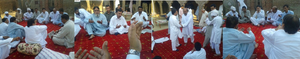 ایم پی اے چوہدری شبیر احمد کوٹلہ کا پلاہوڑی گائوں کا تعزیتی دورہ