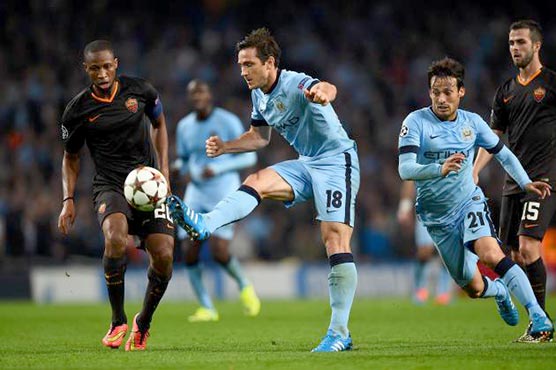 چیمپئنز فٹبال کپ، مانچسٹر سٹی نے روما کو 4-5 سے ہرا دیا