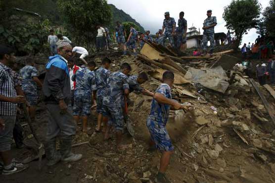 مغربی نیپال میں لینڈ سلائیڈنگ، تیس افراد ہلاک، متعدد لاپتا