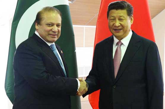 وزیراعظم نواز شریف اور چینی صدر کی ملاقات، قریبی تعلقات کو مضبوط کرنے کا عہد