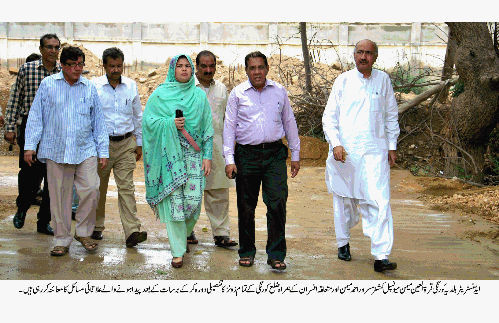 برسات کی وجہ سے مسائل پر قابو پانے کے لئے فوری اقدامات کئے جائیں۔ قرة العین میمن