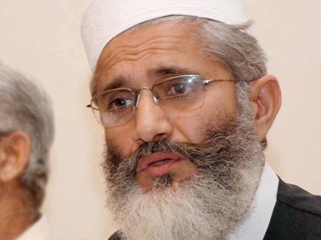 سیلابی صورت حال میں حکومت اور انتظامیہ بے بسی کا مظاہرہ کر رہی ہیں، سراج الحق